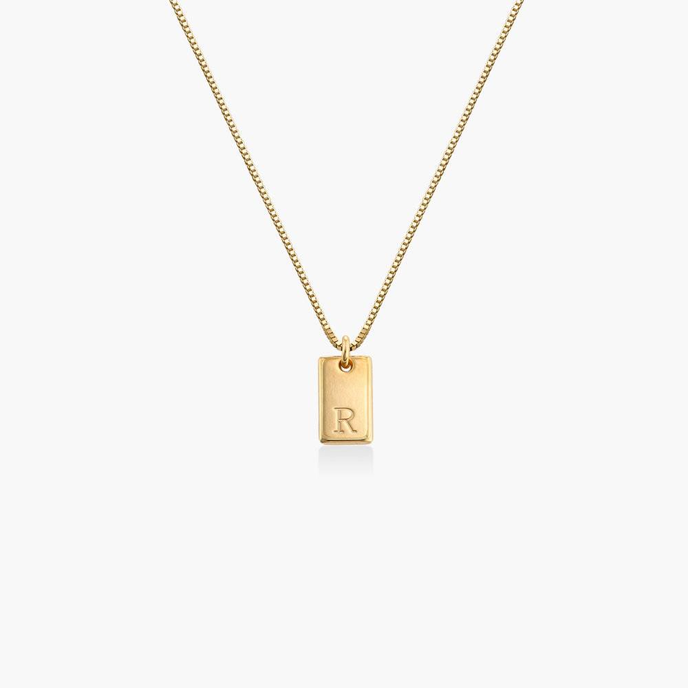Willow Tag Initial Necklace